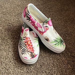Hawaiian white vans